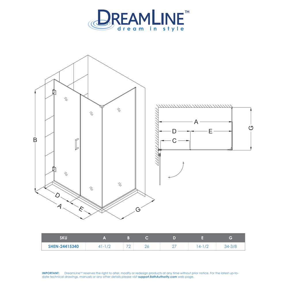 Unidoor Plus 37 12 44 12 In X 30 38 In Hinged Shower