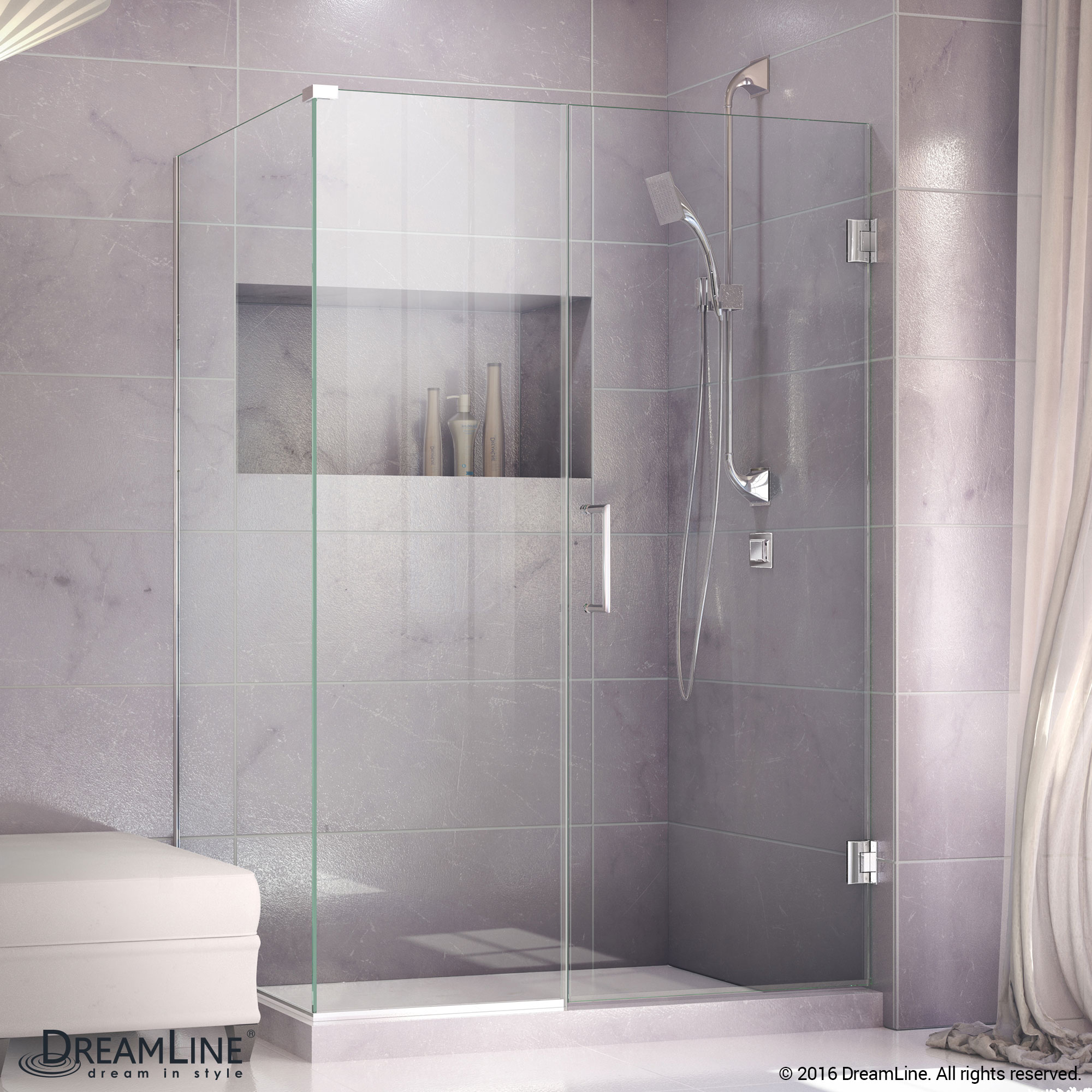 Unidoor Plus 37 44 In X 30 3 8 In Hinged Shower Enclosure 37